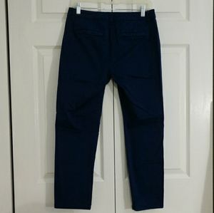 EUC ANA Navy Chino Crop Pants 4